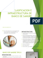 Clasificacion e Infraestructura de Banco de Sangre