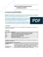 Exemple - Procédure Gestion Documents