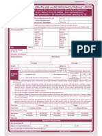 Corona Kavach Insurance Proposal Form