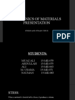 Mechanics of Materials Presentation: Stress and Strain Curve