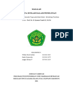 MAKALAH METODOLOGI PENELITIAN - KEL 8 (Sandy, Wildan, Anggie)