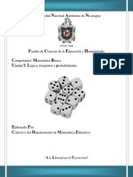 Lógica, Conjunto y Probabilidades