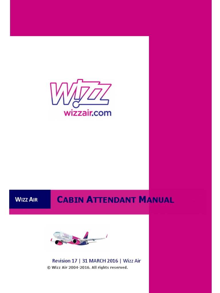 wizz air duty free cigarettes CAM Revision 17 (Valid From 31st March 2016) | PDF | Flight Attendant