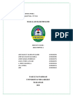 Makalah Kimia Fisika - Elektrolisis - Kelompok - Satu (I) - Kelas O5b - Alih Jenjang 2020