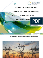 Simulation of Impulse Arc Discharge in Line Lightning Protection Devices. Alexander Chusov