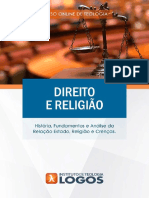 Direito e Religião - Curso de Teologia 100% Online - Instituto de Teologia Logos