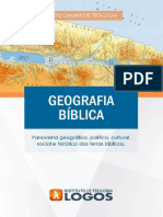 Geografia Bíblica | Curso de Teologia 100% Online | Instituto de Teologia Logos