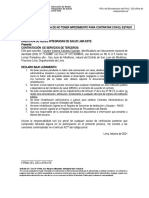 Declaración Jurada de No Tener Impedimento de Contratar Con El Estado Tec Ate