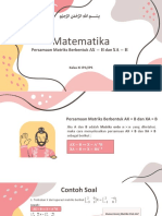 Persamaan Matriks PDF