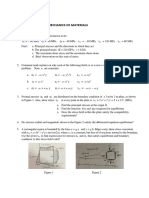 Problem Set #1 Si-5112 Advanced Mechanics of Materials: X y Z Xy Yz ZX