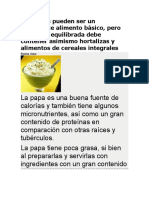 Las Papas Pueden Ser Un Importante Alimento Básico