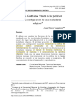 5. La Iglesia Católica Frente a La Política Sexual - La Configuración de Una Ciudadanía Religiosa - Juan Marco Vaggione