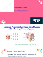 Gangguan Pemenuhan Kebutuhan Dasar Manusia Akibat Patologis Sistem Integumen