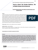 4. Regime de Bem-estar Social no Brasil Três Períodos Históricos, Três Diferenças em Relação ao Modelo Europeu Social-democrata