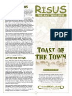 Risus - Toast of the Town - A Free Pulp Fantasy Adventure