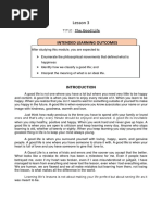 Lesson 3: Intended Learning Outcomes