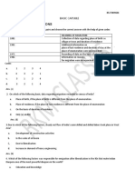 Objective Type Questions: Basic Capsule