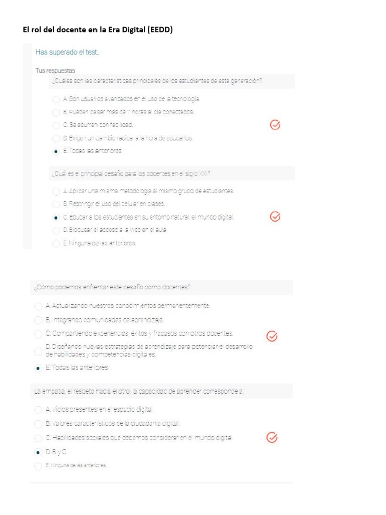 Curso Profuturo Educar en La Era Digital | PDF