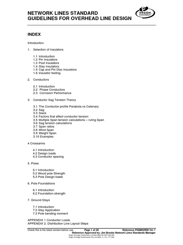 Guidelines For Overhead Line Design | PDF | Insulator (Electricity ...