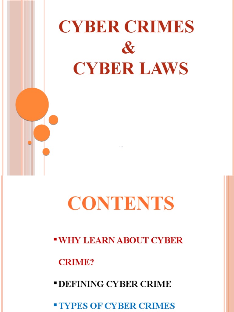 08-cyber-crime-cyber-laws-final-ppt