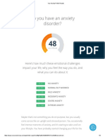 Your Anxiety Profile Results