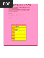 Daily Lesson Plan: 3 Ikhlas 5 Bestari 5 SRT 2 Bestari