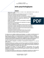 ASPECTS PSYCHOLOGIQUES DU CANCER (25 Pages - 172 Ko)