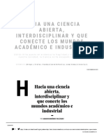 Hacia Una Ciencia Abierta, Interdisciplinar y Que Conecte Los Mundos Académico e Industrial - Telos Fundación Teléfonica