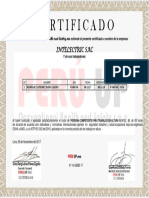 Certificado curso altura trabajadores Intelectric