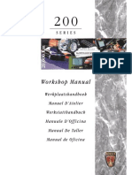 Rover 200 Workshop Repair Manual