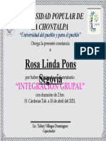 Certificado de Participacion