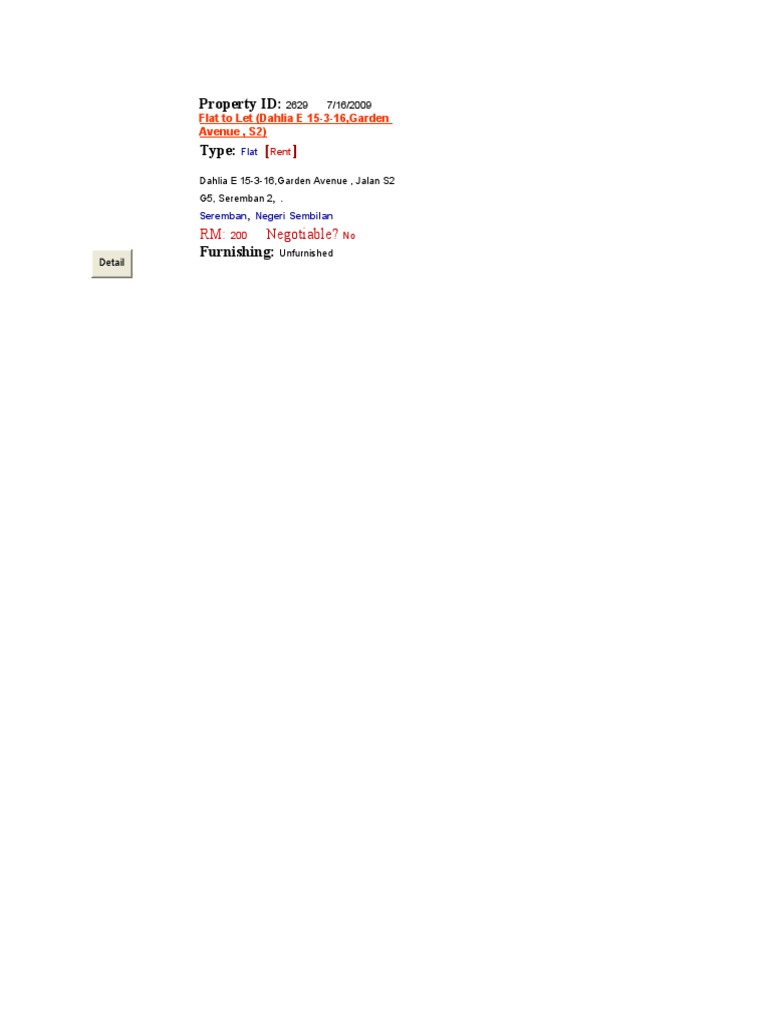 Property ID | PDF