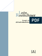 Rozitchner-Freud y Los Limites Del Individualismo Burgues