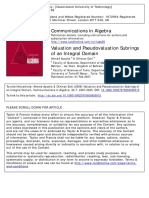 Valuation and Pseudovaluation Subrings