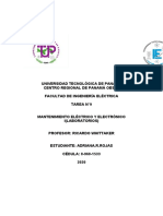 TareaNo9 Mantenimiento Eléctrico y Eléctronico.