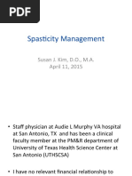 Spasticity Management by Susan Kim DO