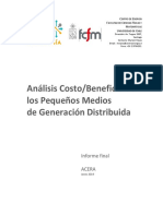 2019 Análisis CostoBeneficio de Los PMGD