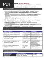 DR (1) .Udhav Bhosle - Curriculum Vitae