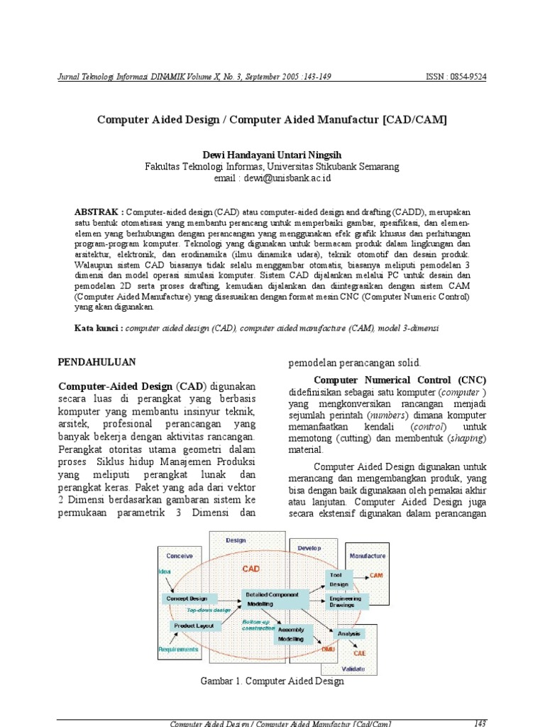 CAD/CAM: Desain dan Manufaktur Efisien | PDF