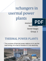 Heat Exchangers in Thermal Power Plants: Jessica Calderón Rocío Cuao Daniel Vargas Group: 2
