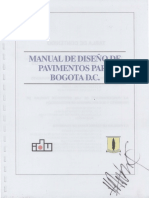 Manual de Diseño de Pavimentos Para Bogotá D.C