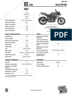 Bajaj Pulsar NS200 FI ABS 2021: Especificaciones y precio