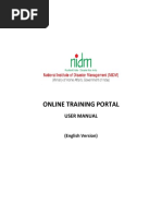 Nidm Training Portal - User Manual - English