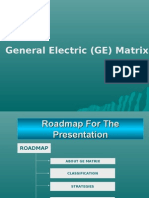 General Electric (GE) Matrix