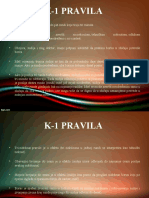 K-1 Pravila