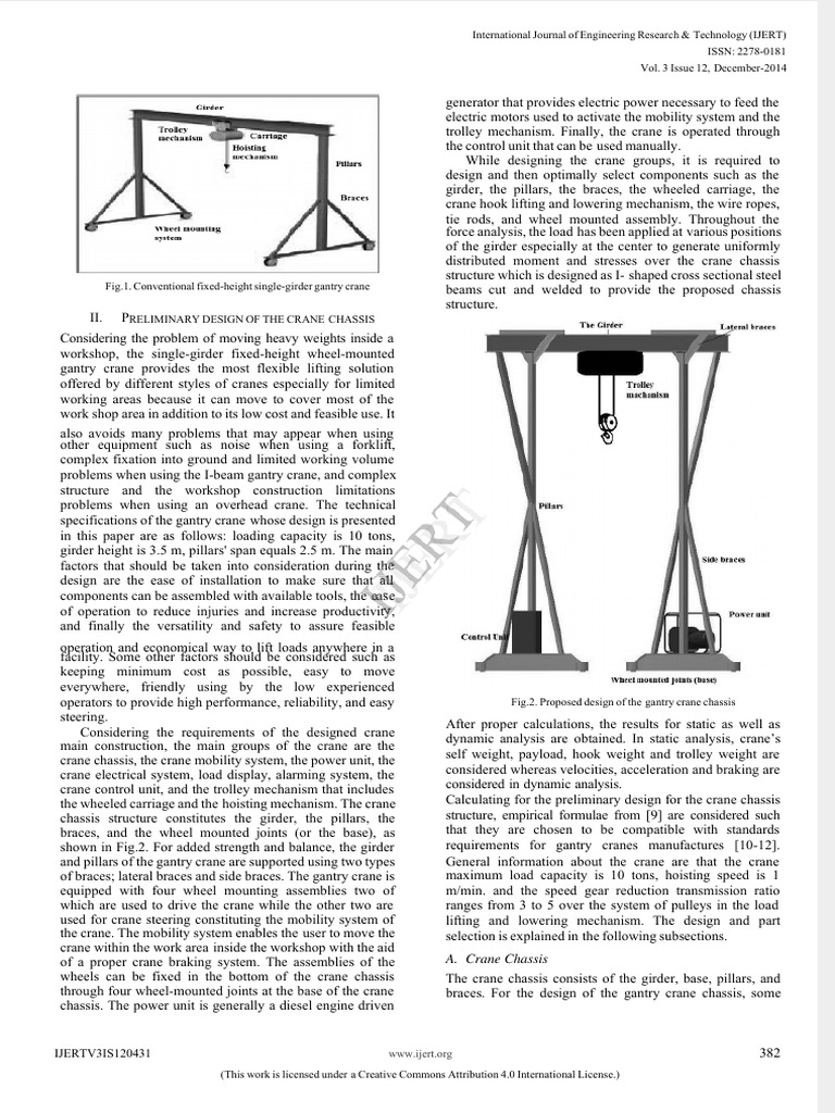 Fdocuments - in Design Gantry Crane Calculations | PDF | Crane (Machine ...