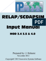 RELAP5-SCDAP data deck and input format