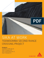 Sika at Work: Toowoomba Second Range Crossing Project