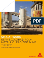 Sika at Work: Esan Eczacibaşi Poly Metallic Lead Zinc Mine, Turkey