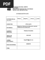 (II) Informe Ética Del Educador